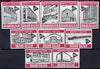 Match Box Labels - complete set of 10 Grand Bazaar,superb unused condition (Dutch)