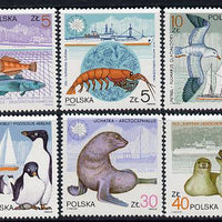 Poland 1987 Antarctic Station set of 6 unmounted mint (SG 3089-94)