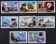 Maldive Islands 1974 Churchill Birth Centenary perf set of 8 unmounted mint, SG 535-42