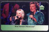 Telephone Card - Rod Stewart £10 phone card #1 showing Rod singing with baby Spice
