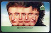 Telephone Card - Queen £10 phone card #1 showing the 4 faces (horiz)