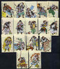 Match Box Labels - complete set of 50 Japanese Sumarai superb unused condition (Japanese)