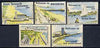Match Box Labels - complete set of 5 'welcome to ...' superb unused condition (Solo Match Co)