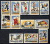 Match Box Labels - complete set of 12 Safety First superb unused condition (Vúzo Praha)