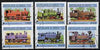 Benin 1998 Railways complete perf set of 6 values very fine cto used*