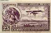 Mexico 1929 Farman F.190 (plus Eagle with Snake on Cactus) 25c purple (inv wmk) unmounted mint SG 480*