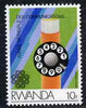 Rwanda 1984 Telephone Dial 10f from Communications set unmounted mint, SG 1189*