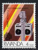 Rwanda 1984 Radio & Transmitter 4f50 from Communications set unmounted mint, SG 1188*