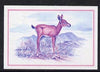 Lesotho 1984 Oribi Calf 30s (from Baby Animals issue) imperf progressive proof in magenta & blue only*