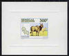 Senegal 1997 Eland 300f from National Park set, deluxe sheet on sunken glossy card