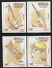 Senegal 1997 Musical Instruments complete set of 4 imperf from limited printing*