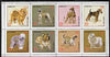 Gairsay 1998 Rotary Int opt in gold on 1984 Rotary -Dogs perf set of 8 values (11p to 44p) unmounted mint