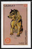 Gairsay 1998 Rotary Int opt in silver on 1984 Rotary - Dogs (Huskie) imperf deluxe sheet (£2 value) unmounted mint
