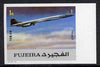 Fujeira 1972 Concorde 1R from Transport imperf set unmounted mint, Mi 1291B*