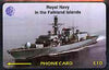 Telephone Card - Falkland Islands £10 'phone card showing HMS Iron Duke