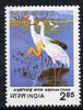 India 1998 Siberian Crane unmounted mint