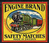 Match Box Labels -,Engine Brand match box label (dozen outer size) Made in Sweden
