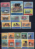 Match Box Labels -,Complete set of 20 + 1 Carriages (Eurotrip produced c 1970)