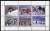 Karakalpakia Republic 1998 Penguins perf sheetlet containing complete set of 6 unmounted mint