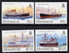 Montserrat 1984 Mail Packet Boats (2nd series) set of 4 unmounted mint, SG 615-18