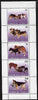 Tadjikistan 1998 Dogs perf sheetlet containing complete set of 5 unmounted mint