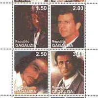 Gagauzia Republic 1998 Film Stars perf sheetlet containing complete set of 8 unmounted mint