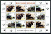 Karachaevo-Cherkesia Republic 1998 WWF - Wild Animals perf sheetlet containing complete set of 12 (3 sets of 4) unmounted mint