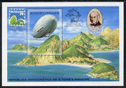 St Thomas & Prince Islands 1979 Rowland Hill (Brasiliana & Zeppelin) m/sheet Mi BL 36A unmounted mint