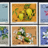 Poland 1984 Clematis set of 6 unmounted mint (SG 2921-26)