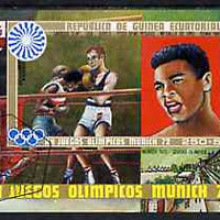 Equatorial Guinea 1972 Munich Olympic Medal Winners imperf m/sheet (C Clay) very fine cto used, Mi BL 14