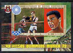 Equatorial Guinea 1972 Munich Olympic Medal Winners imperf m/sheet (C Clay) very fine cto used, Mi BL 14