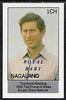 Nagaland 1982 Royal Baby opt on Royal Wedding 1ch imperf souvenir Sheet (Charles) unmounted mint