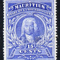 Mauritius 1899 Admiral Labourdonnais unmounted mint, SG 136