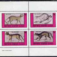 Bernera 1982 Cats (Felis ornata, F catus, etc) perf,set of 4 values unmounted mint