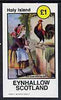 Eynhallow 1982 The Crow (Cockrel) & the Girl imperf,souvenir sheet (£1 value) unmounted mint