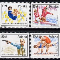 Poland 1987 World Successes set of 4 (SG 3131-34) unmounted mint