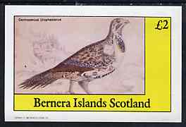 Bernera 1982 Game Birds #3 imperf,deluxe sheet (£2 value) unmounted mint