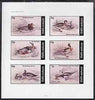 Staffa 1982 Ducks & Geese (Pochard,Shoveller, Sheildrake, etc) imperf set of 6 values (15p to 75p) unmounted mint