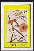 Staffa 1982 Flowers #20 (Colorado Man-Root) imperf deluxe sheet (£2 value) unmounted mint