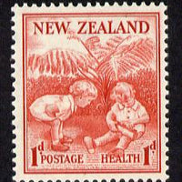 New Zealand 1938 Health - Children 1d+1d unmounted mint SG 610*