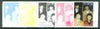Turkmenistan 1999 The Beatles from Events & People of the 20th Century, the set of 5 imperf progressive proofs comprising the 4 basic colours plus all 4-colour composites