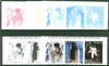 Turkmenistan 1999 Space -3 values from Events & People of the 20th Century, the set of 5 imperf progressive proofs comprising the 4 basic colours plus all 4-colour composites unmounted mint