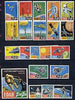 Match Box Labels - Conquering Space (Nos 1-20 plus dozen outer size label) mainly fine unused condition (Dutch)