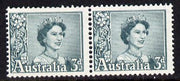 Australia 1959-63 Queen Elizabeth 3d coil pair unmounted mint, SG 311a