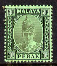 Malaya - Perak 1938-41 Sultan 50c unmounted mint, SG 118
