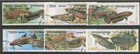 Cambodia 2000 Fish perf set of 6 values cto used