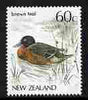 New Zealand 1982-89 Brown Teal 60c from Native Birds def set unmounted mint, SG 1291*