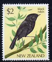 New Zealand 1982-89 Black Robin $2 from Native Birds def set unmounted mint, SG 1293*