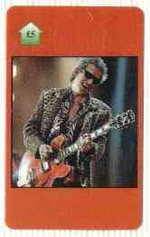 Telephone Card - The Rolling Stones #06 - £5 (Keith Richard) Limited edition