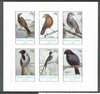 Bernera 1982 Birds #16 (Names in French #01) imperf,set of 6 values (15p & 75p) unmounted mint